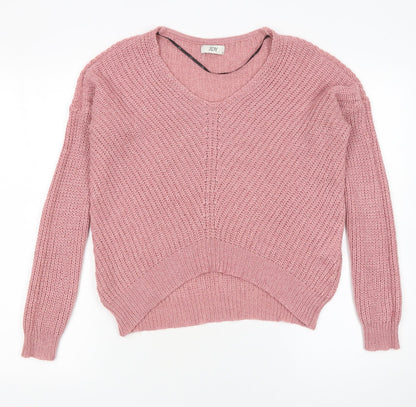 Womens UK Size S JDY Pink Pullover Jumper