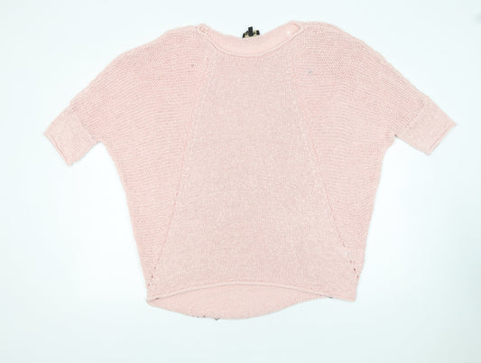 Womens UK Size 8 Phase Eight Pink Pullover Jumper