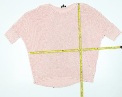 Womens UK Size 8 Phase Eight Pink Pullover Jumper