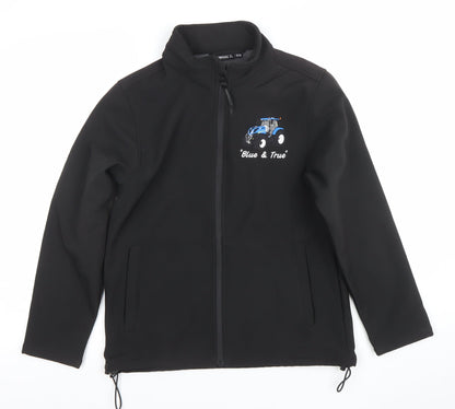 Boys UK Size 13-14 Years Impact Black Soft Shell