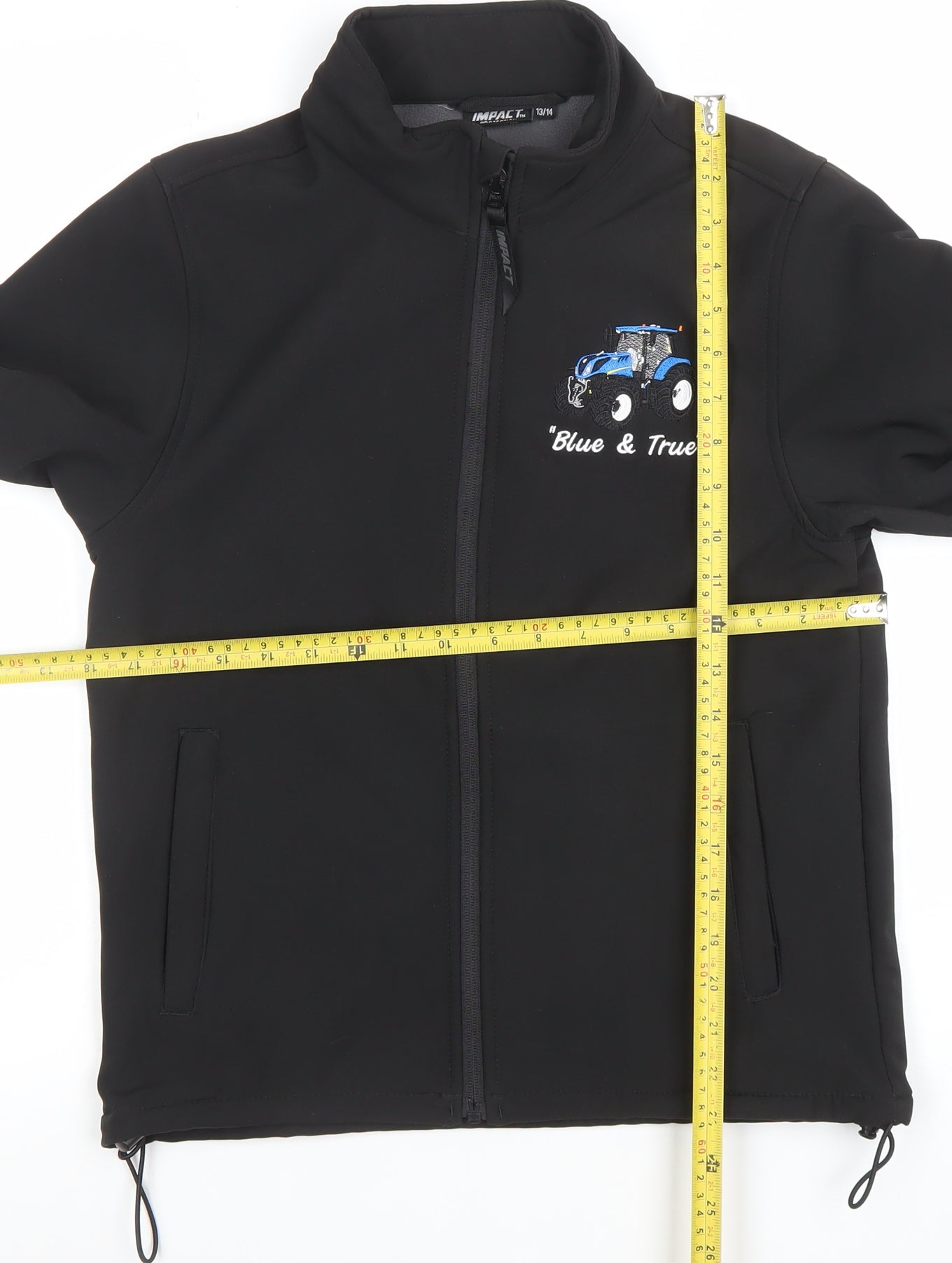 Boys UK Size 13-14 Years Impact Black Soft Shell