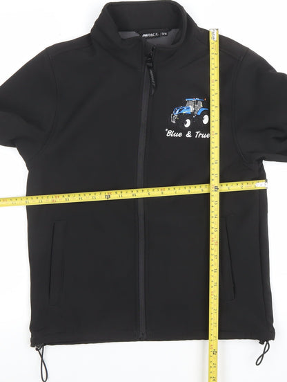 Boys UK Size 13-14 Years Impact Black Soft Shell