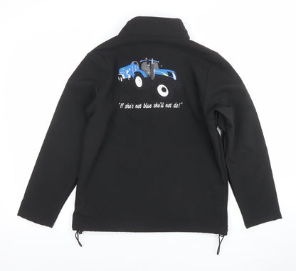 Boys UK Size 13-14 Years Impact Black Soft Shell