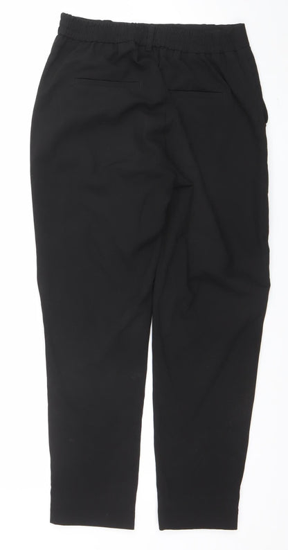 Mens UK Size 12 Studio Regular Fit Casual Business Travel Black Trousers