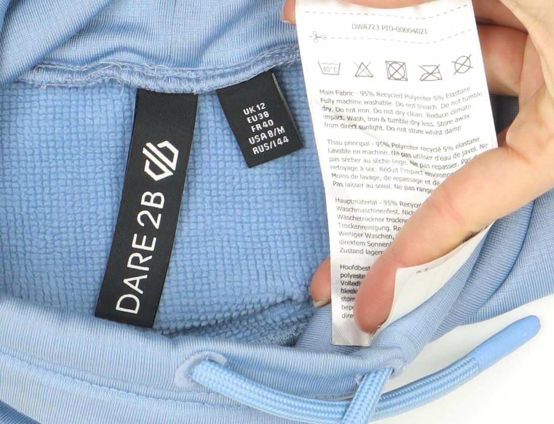 Dare 2b Women Blue Pullover Hoodie Size 12 Polyester Activewear