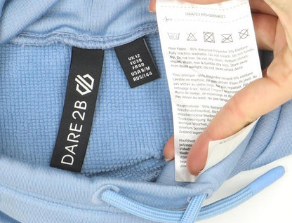 Dare 2b Women Blue Pullover Hoodie Size 12 Polyester Activewear