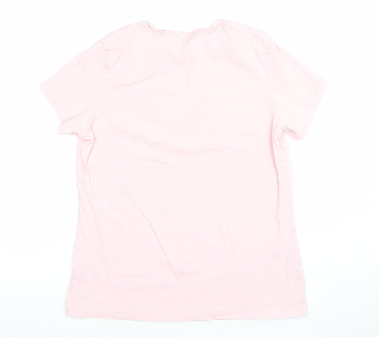 Womens UK Size M PUMA Pink Basic T-Shirt