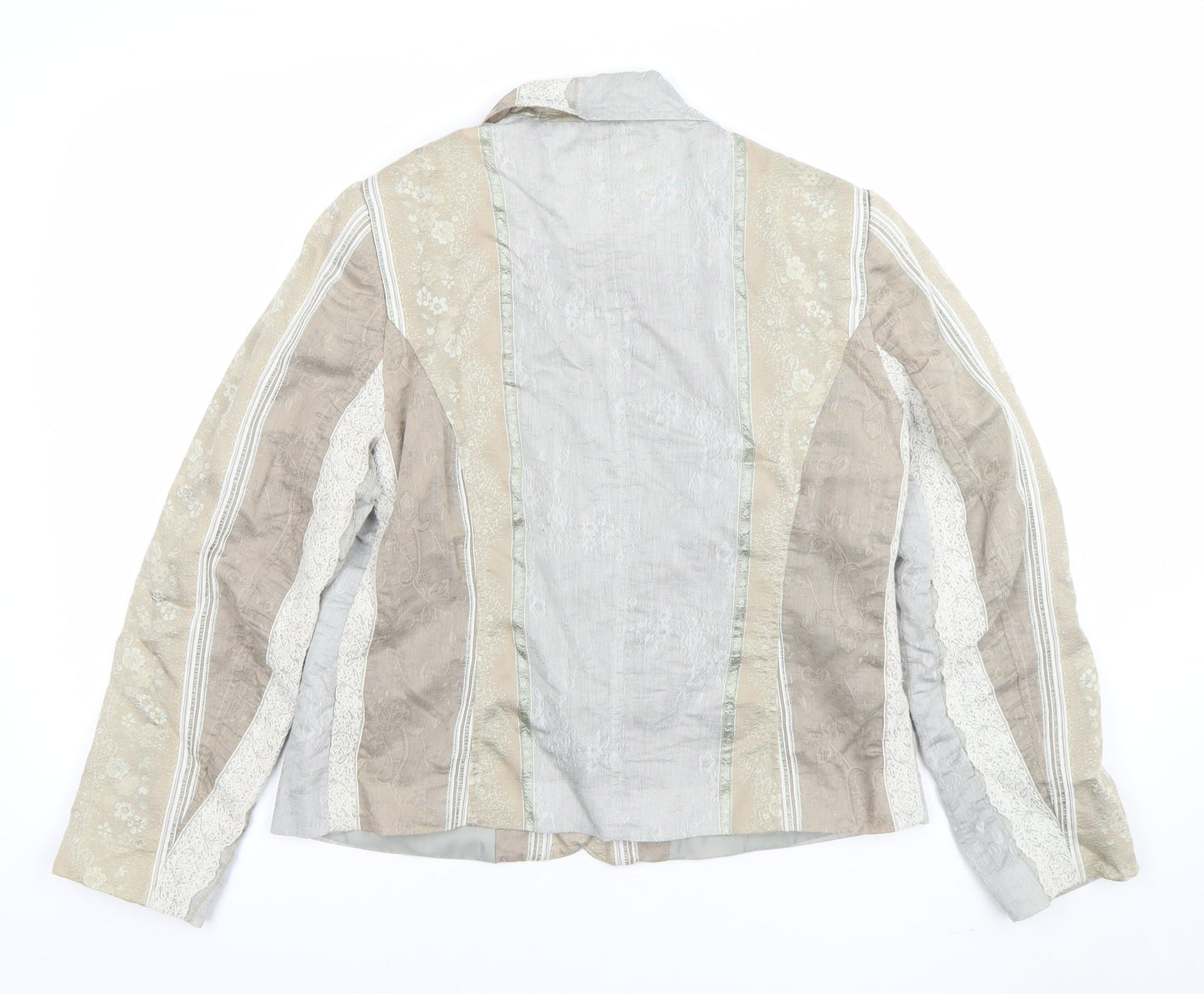 Womens UK Size 14 Jensen Regular Beige Blazer