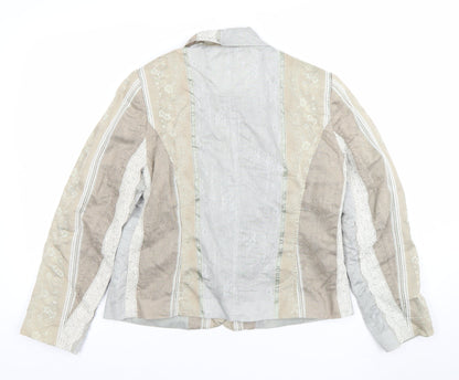 Womens UK Size 14 Jensen Regular Beige Blazer
