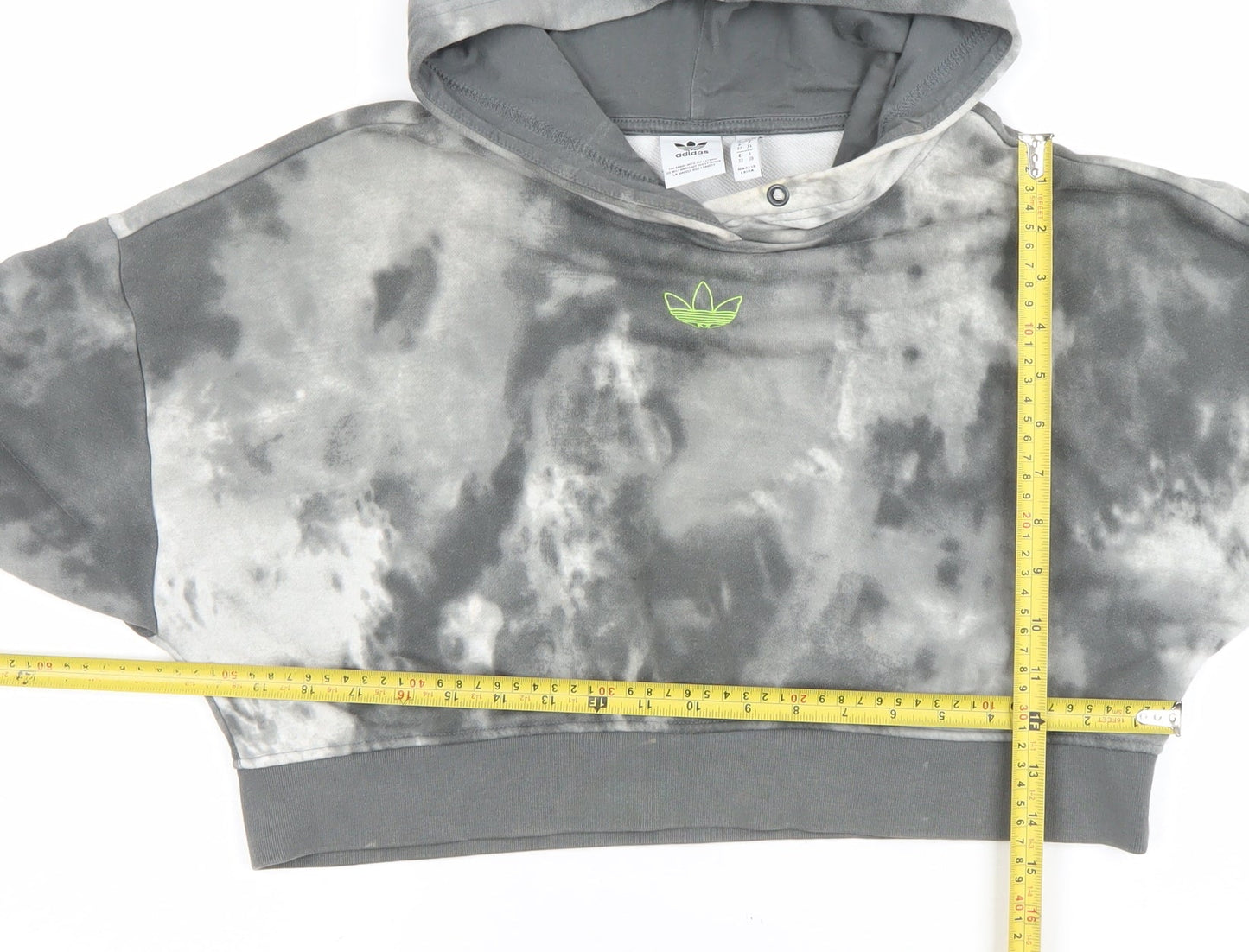 Womens UK Size XS adidas Grey Pullover Hoodie