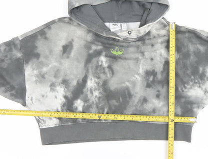Womens UK Size XS adidas Grey Pullover Hoodie