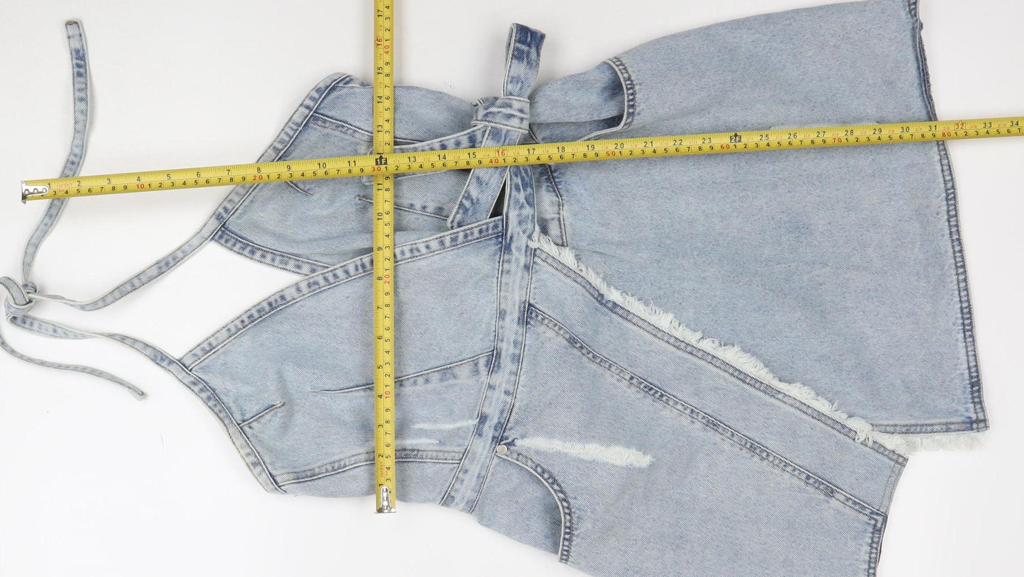 Womens UK Size M NEVA Pinafore/Dungaree Dress