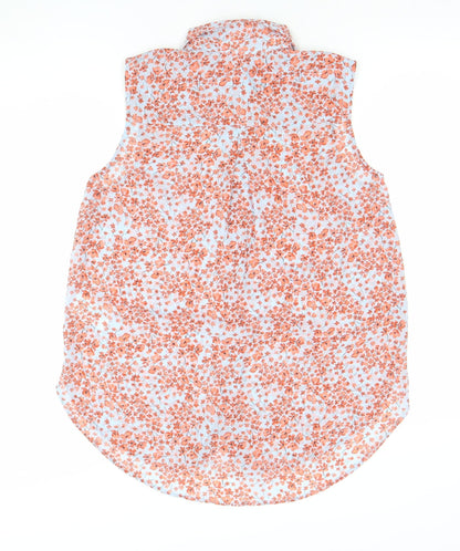 Womens UK Size 8 H&M Multicoloured Basic Button-Up