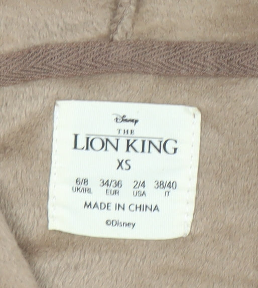 Womens UK Size XS Disney Beige Pullover Hoodie