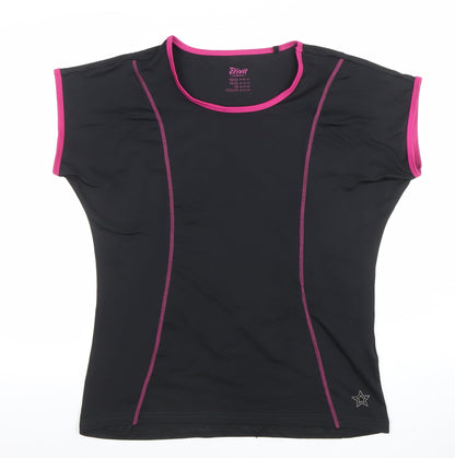 Unisex Adults UK Size M Crivit Black Gym & Training Running & Jogging Yoga Cycli
