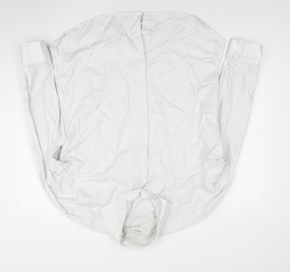 Ted Baker Endurance Men's White Long Sleeve Classic Button-Up Shirt Size 17