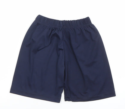 Adidas Boys Blue Athletic Football Shorts Size 152 Real Madrid