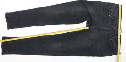Mens UK Size L D.Co Certified Slim Fit Skinny Black Jeans