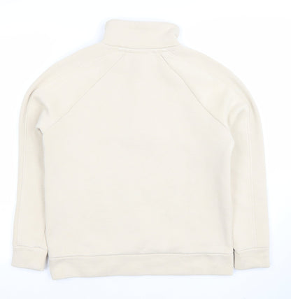 Womens UK Size XS Diesel Beige Henley Sweatshirt