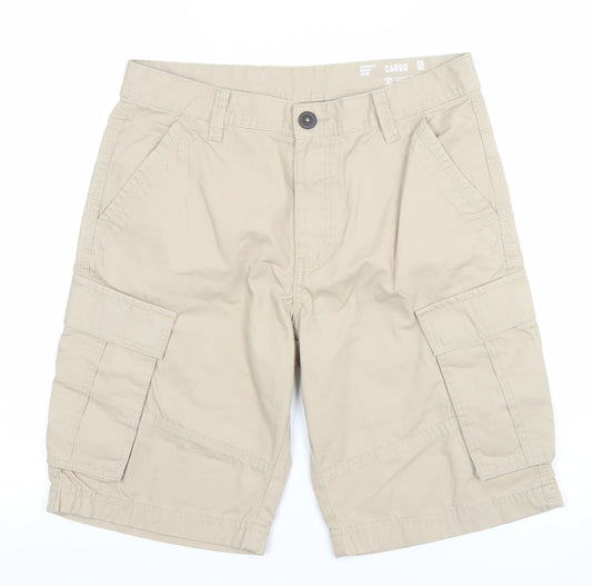 Mens UK Size 32 Marks and Spencer Regular Fit Cargo Shorts
