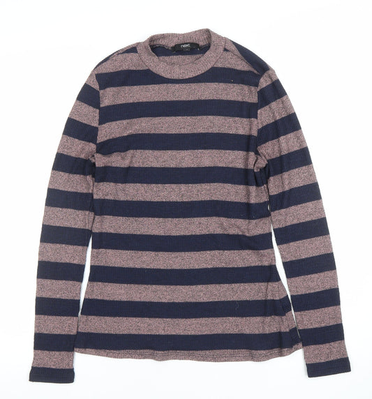 Next Women’s Multicoloured Striped Crew Neck Long Sleeve Jumper Size 12