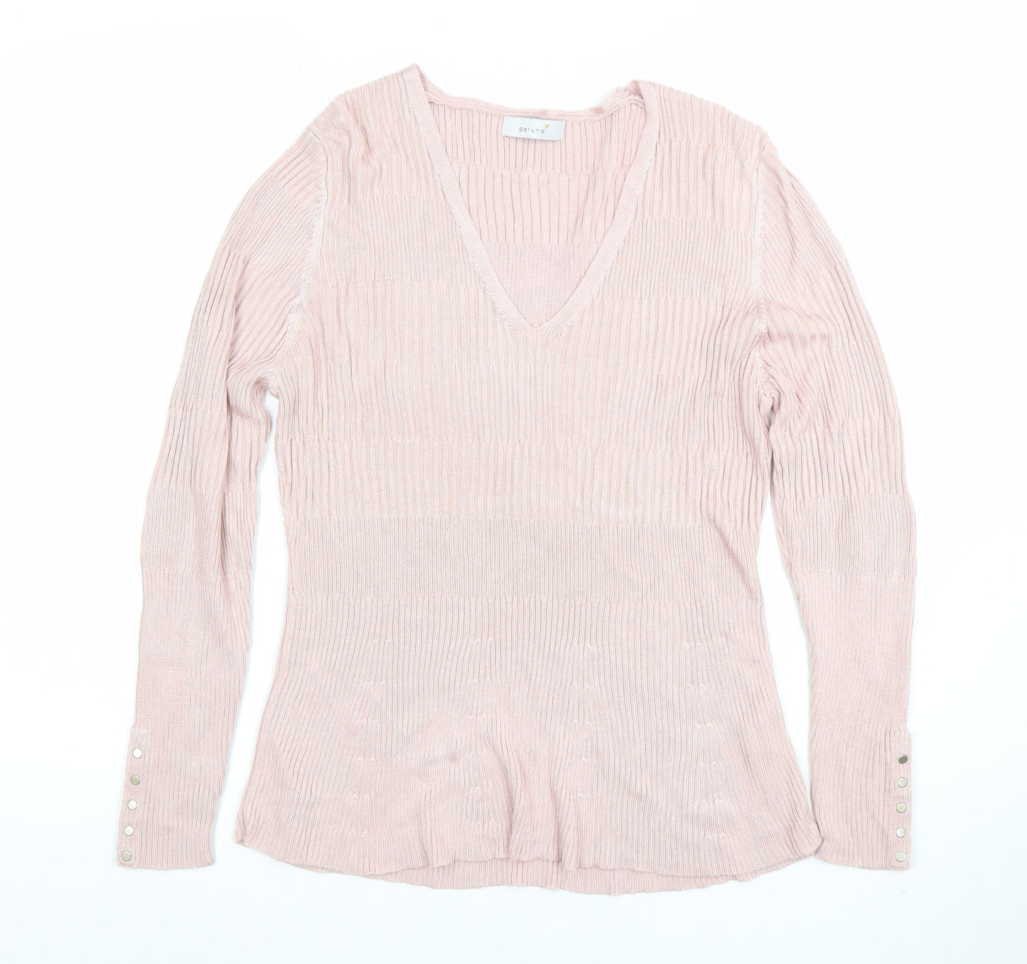 Womens UK Size 16 Marks and Spencer Pink Pullover Jumper