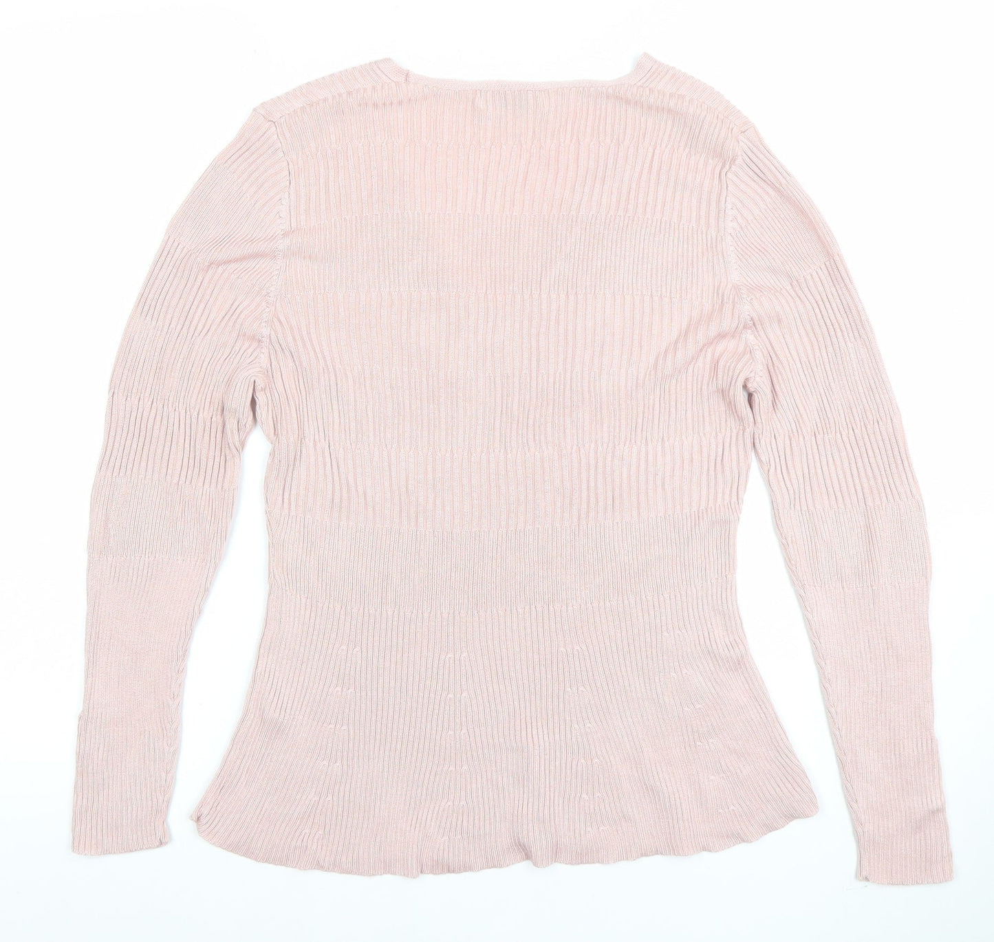 Womens UK Size 16 Marks and Spencer Pink Pullover Jumper
