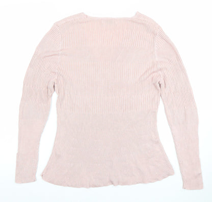 Womens UK Size 16 Marks and Spencer Pink Pullover Jumper