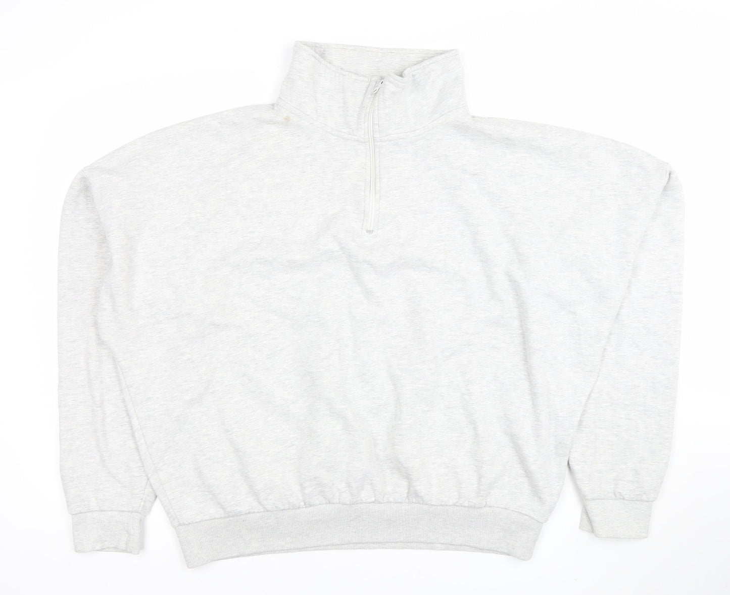 Mens UK Size L Boohoo Grey Pullover Sweatshirt