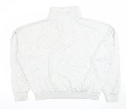 Mens UK Size L Boohoo Grey Pullover Sweatshirt
