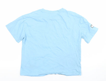 Boys UK Size 6-7 Years Spider-Man Blue Basic T-Shirt