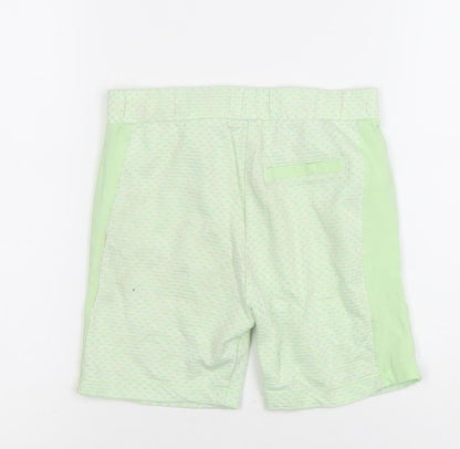 Ted Baker Boys Green Chino Shorts 8 Years Cotton Blend Summer Casual