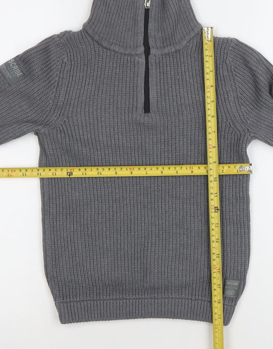 Boys UK Size 8 Years NEXT Grey Pullover Jumper