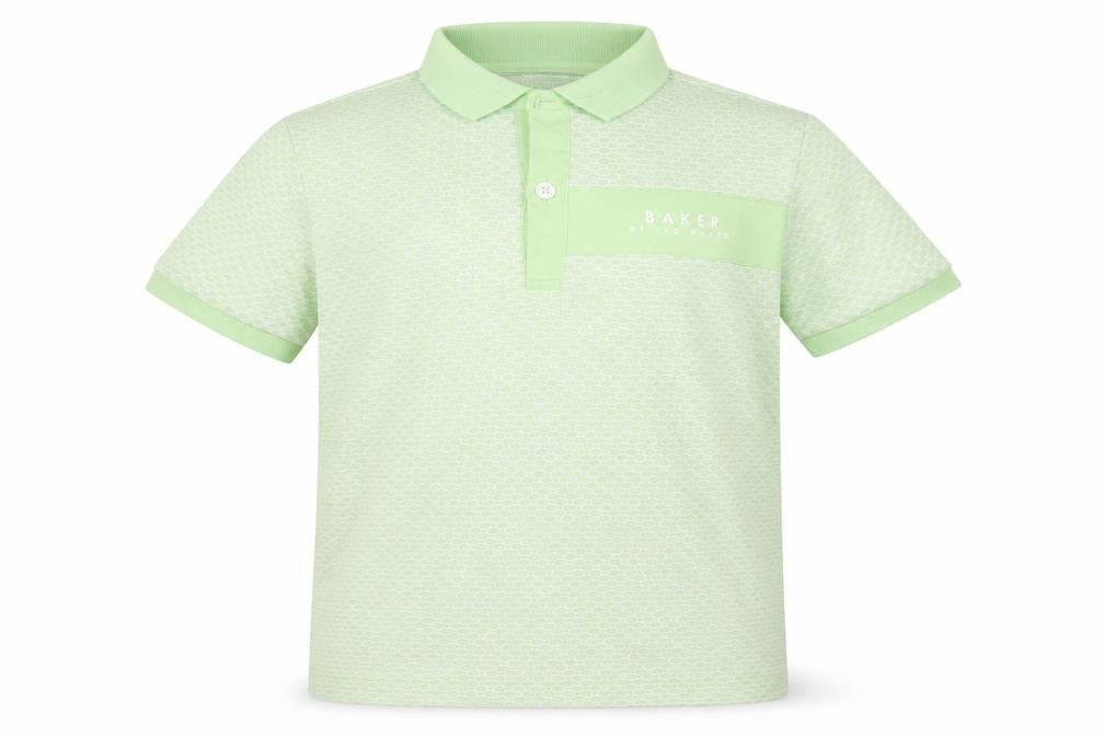 Boys UK Size 8 Years Ted Baker Green Basic Polo