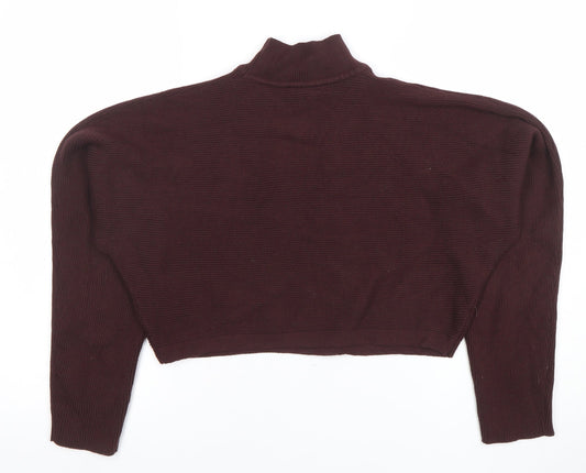 Womens UK Size S New Look Brown Pullover Jumper