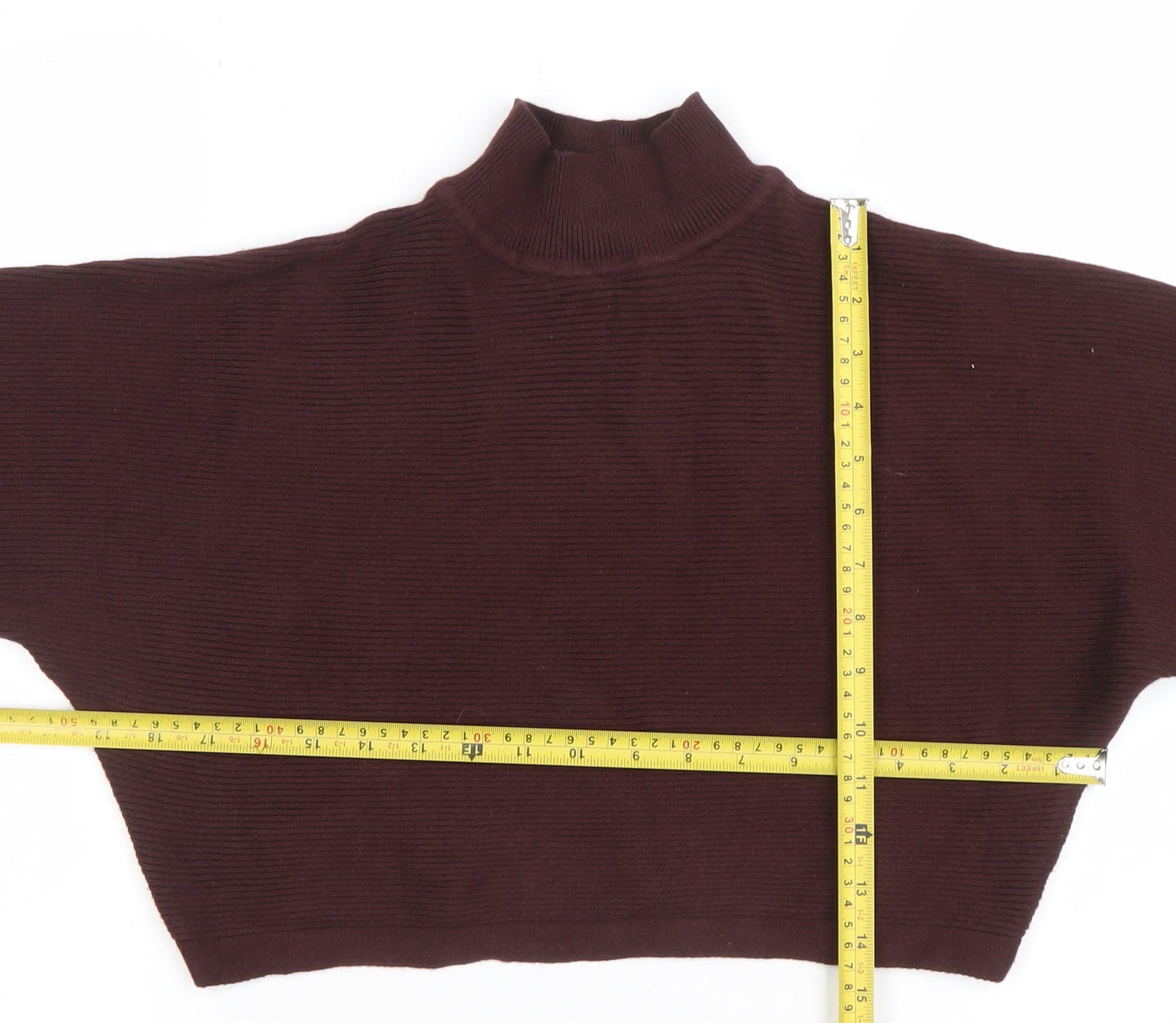 Womens UK Size S New Look Brown Pullover Jumper