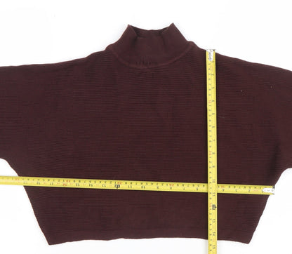 Womens UK Size S New Look Brown Pullover Jumper