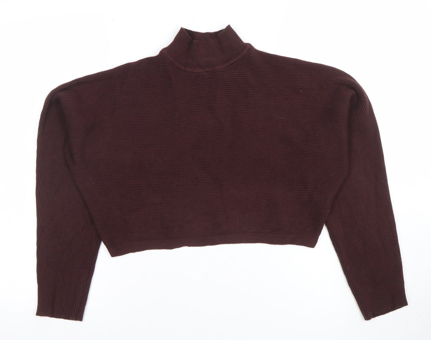 Womens UK Size S New Look Brown Pullover Jumper