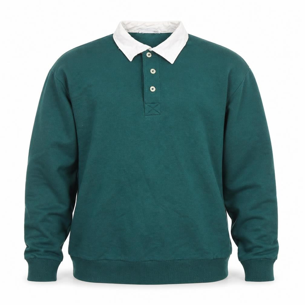 Mens UK Size M ASOS Green Henley Sweatshirt