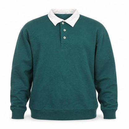 Mens UK Size M ASOS Green Henley Sweatshirt