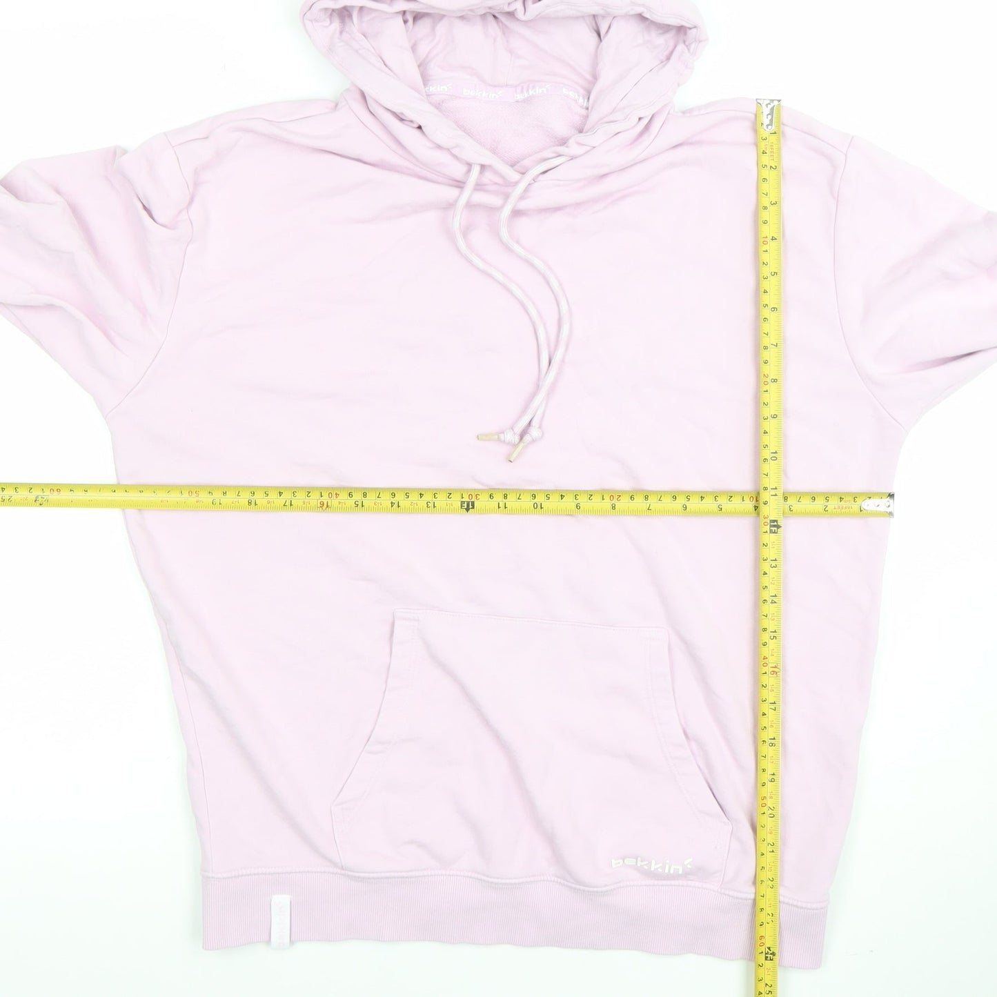 Womens UK Size M Bekkin Pink Pullover Hoodie