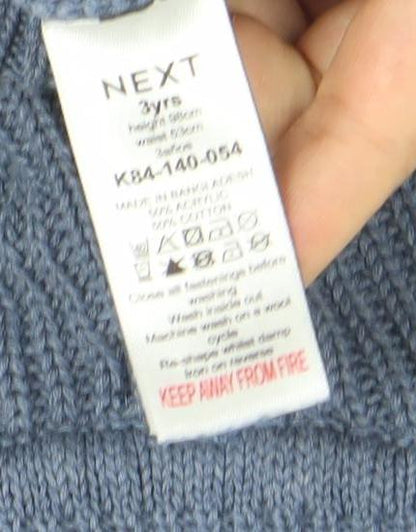 Boys UK Size 2 Years NEXT Blue Pullover Jumper