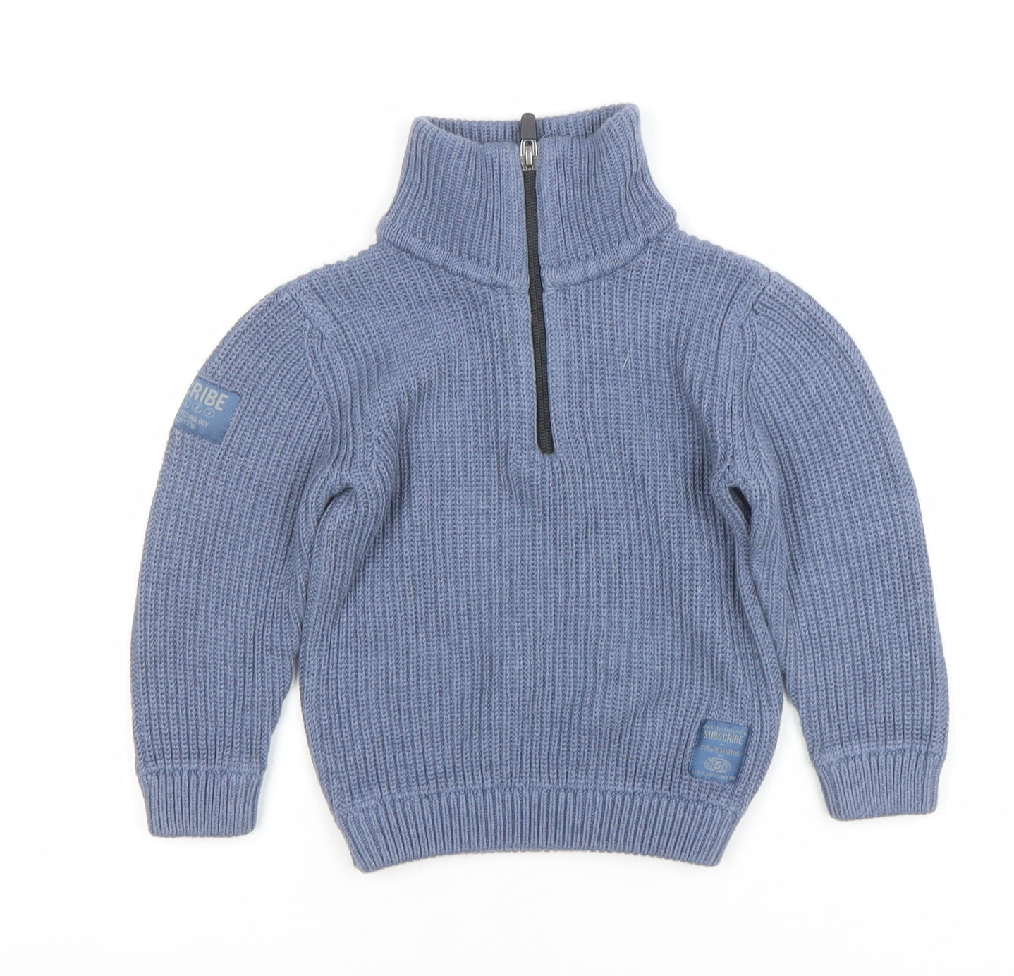 Boys UK Size 2 Years NEXT Blue Pullover Jumper