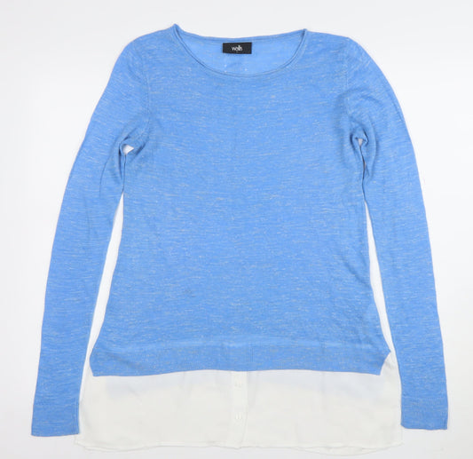 Womens UK Size S Wallis Blue Pullover Jumper