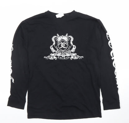 Unisex Adults UK Size XS Juicy Couture Black  T-Shirt