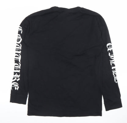 Unisex Adults UK Size XS Juicy Couture Black  T-Shirt