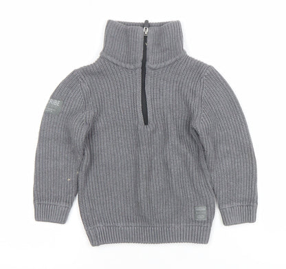 Boys UK Size 3 Years NEXT Grey Pullover Jumper