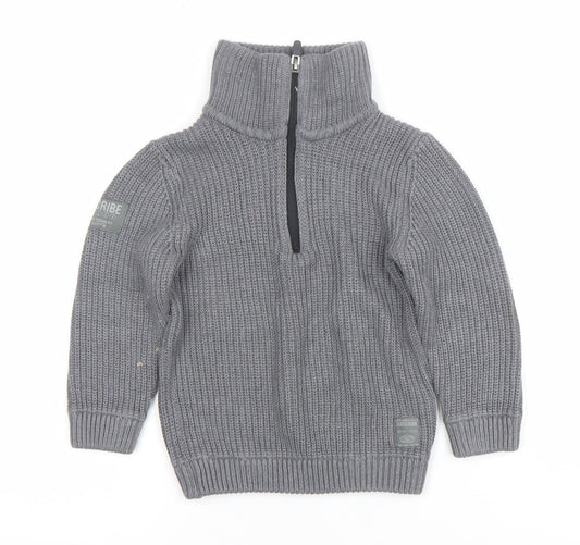 Boys UK Size 3 Years NEXT Grey Pullover Jumper
