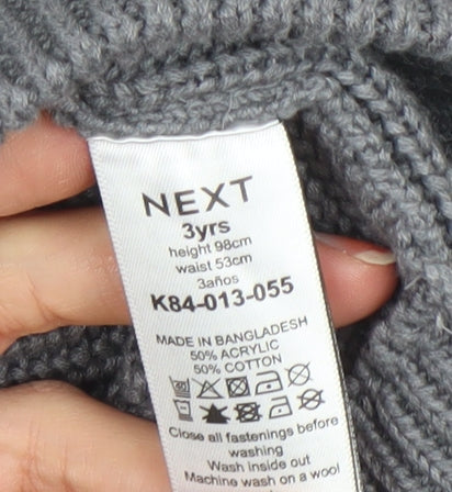 Boys UK Size 3 Years NEXT Grey Pullover Jumper