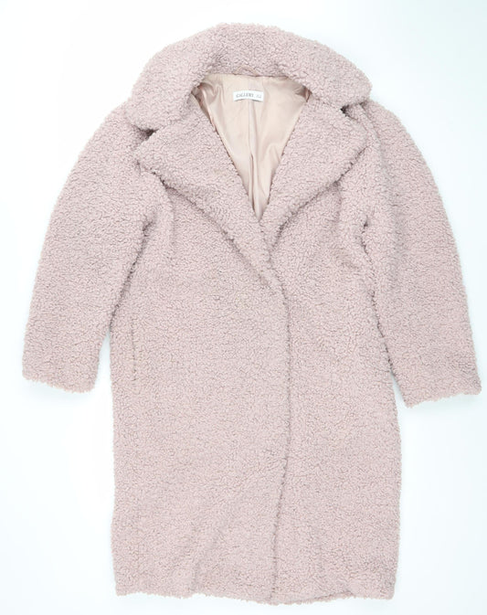 Womens UK Size 8 Gallery Pink Overcoat